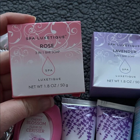 Lavender & Rose Bath Set - Picture 2 of 7